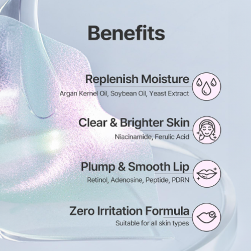 PETITFEE Aura Quartz Hydrogel Lip Mask